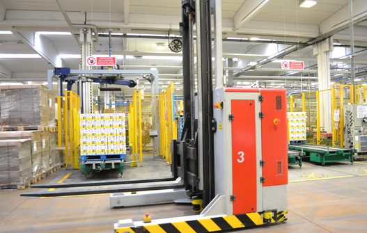 Logistics and end-of-line  for Caviro