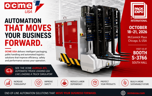 OCME USA Showcases Advanced Packaging and Automated Logistics Solutions at PACK EXPO International 2026